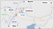 Directions to Ischgl